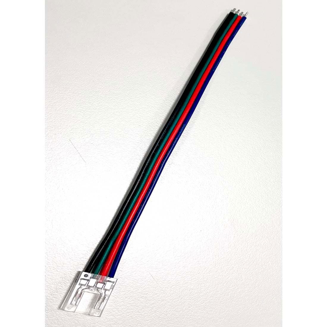 Tilslutnings stykke - RGB - 10mm - IP20 - Passer til COB RGB strip
