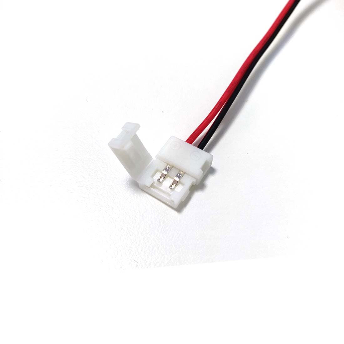 Tilslutningsledning - 10mm - IP20 - SMD LED Strip - Enkelt Farve LED Bånd - 2 Pin